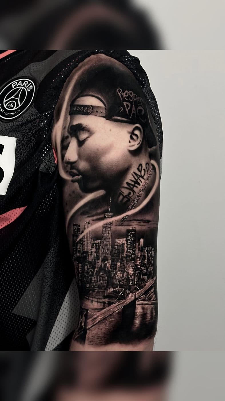 Tatuagem de Yuri Astra, ZECARTE TATTOO, Funchal